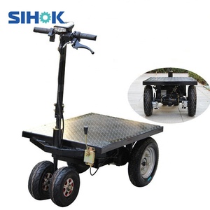 Troli <span class=keywords><strong>China</strong></span> untuk Penanganan Material Berat, Troli Bertenaga Baterai, <span class=keywords><strong>Platform</strong></span> Elektrik, Gerobak Dorong untuk Lokasi Konstruksi - Product Image 1