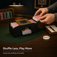 Mélangeur de cartes automatique, distributeur de cartes électrique pour casino, machine pour soirées poker, soirées jeux en famille, OEM