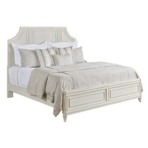Cama de Pared de Madera Tallada a Mano, Estilo Rústico Tradicional, Tonos Neutros, Construcción Duradera de Madera de Caucho para Dormitorio - Product Image 1
