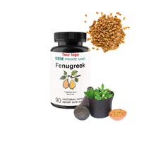 Suppléments de fenugrec ODM/OEM Capsule de fenugrec 500mg Capsules d'extrait de graines de fenugrec Ashwagandha