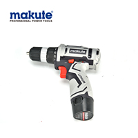 Makute 12v 16v 20v Perceuse sans fil mini pratique sans balais à batterie au lithium à percussion CD026