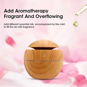 Air Humidifier Ultrasonic USB Aroma <b>Diffuser</b> Wood Grain LED Night Light Electric Essential <b>Oil</b> <b>Diffuser</b> Aromatherapy Home - Product Image 3