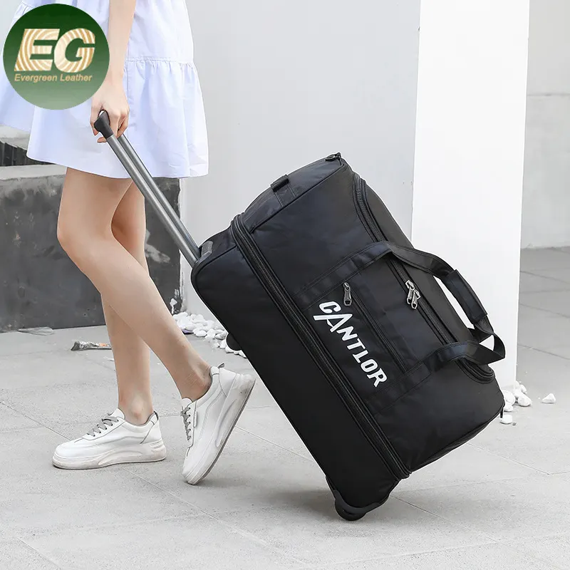 กระเป๋าเดินทางแบบมีล้อลากกันน้ำชุดแล็ปท็อปกระเป๋านักเรียน Ea311