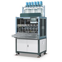 Machine d'enroulement automatique à six postes PS-W686 pour stators de moteurs de ventilateurs de refroidissement, équipement d'enroulement pour la production de micromoteurs
