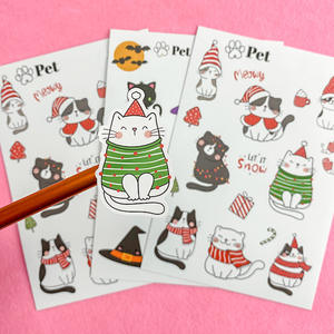 Ningbo Skyline Printing Conception personnalisée Écologique A4 A5 A6 Adhésif Vinyle Planificateur Autocollant Feuille Impression - Product Image 4