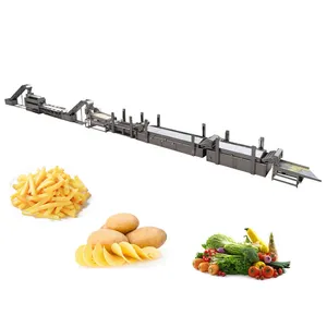 XXD Low-cost and efficient customization automatic snack food machines french fries making line potat