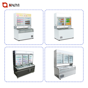 Congélateur vertical combiné pour supermarché avec porte vitrée, idéal pour la présentation de glaces - Product Image 6