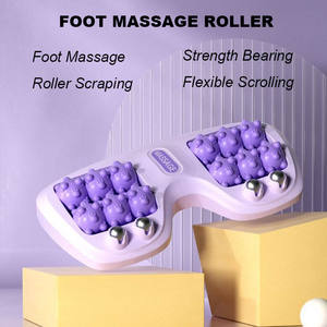 Rol pijat bergulir kaki rumah, titik akupuntur Terapi magnetik empat baris untuk pemulihan titik pemicu jaringan dalam kaki - Product Image 2