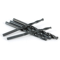 Ensemble de 13 forets hélicoïdaux à tige droite en acier inoxydable coupe de trous métalliques surface lisse sans bavure ensemble de boîtes en fer