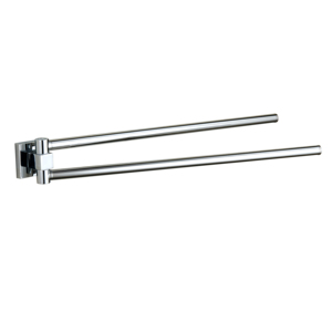 Ensemble d'accessoires de salle de bain en métal, 6 pièces, barre porte-serviettes avec étagère, anneau porte-serviettes brossé, porte-brosse à dents, écologique - Product Image 5