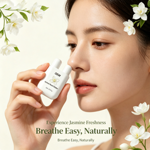 Inhalateur nasal à la menthe rafraîchissante, parfum floral, avec extrait de plantes et <span class=keywords><strong>huile</strong></span> <span class=keywords><strong>essentielle</strong></span> pour stimuler la vigilance, parfum personnalisable - Product Image 1
