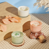 Diffuseur de cristal de luxe fait main, bougies d'aromathérapie en cire de soja pour le Nouvel An, Thanksgiving, Noël, style moderne