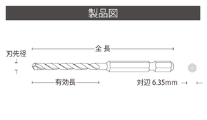 Unika ALC Silvery RJ Type Impact Driver Concrete <b>Drill</b> <b>Bit</b> with Carbide Finish Durable Japanese Quality Control - Product Image 2