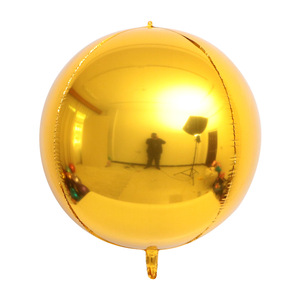 New <strong>Balloon</strong> 4D Sphere Foil <strong>Balloon</strong> 22 Inch Pure Color Aluminum Round Circle Ballon 4d Foil <strong>Balloon</strong> Party Wedding Decoration - Product Image 2