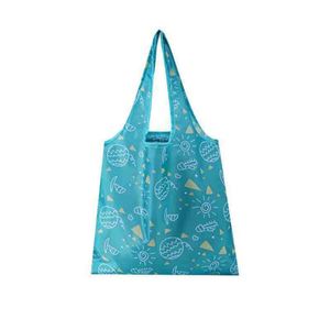 Sac de courses pliable écologique personnalisé en polyester recyclé réutilisable - Product Image 4