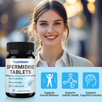 Comprimés de Spermidine SPL OEM, Extrait Naturel de Germe de Blé, Complément Alimentaire, Soutien Quotidien à la Santé, Comprimés de Spermidine Végétaliens