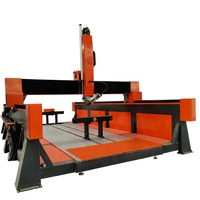 Armoires de cuisine à bois sculpture machine 5 axes cnc routeur machine grande zone de travail