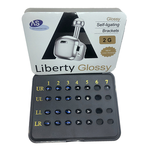 Ortodontico lucido 2G autollegante Roth bretelle dentarie 022 345 gancio - Product Image 5