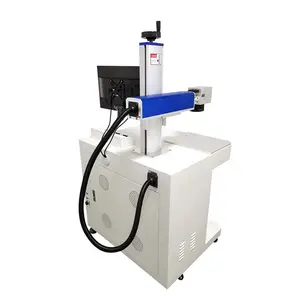 20W 30W 50W JPT MOPA color fiber laser marking machine for stainless steel