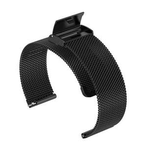 Cinturino in maglia metallica con fibbia premium per Garmin Lily 2 14mm, regolabile, comodo, facile da installare, cinturino di ricambio - Product Image 3