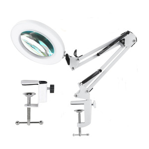 Lámpara de Trabajo con Lupa 58x para Reparación y Soldadura, Lámpara LED de Protección Ocular para Cejas, Uñas, Manicura, <span class=keywords><strong>Estudio</strong></span>, Lectura, con USB - Product Image 5