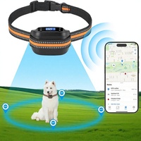 Clôture sans fil GPS Elecpet compatible avec l'application Localiser d'Apple, système de confinement électrique pour animaux de compagnie, collier rechargeable résistant à la pluie