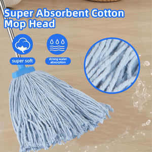 סיטונאי זול כותנה מסחרי רטוב רצועת בורג רטוב עם ידית פלדה ארוכה ידית פלדה ניקוי - Product Image 3