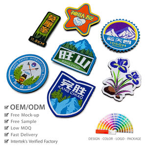 Amostra Grátis de Patches Personalizados em Tecido <span class=keywords><strong>Chenille</strong></span> Ecológico para Chapéus e Roupas, Bordados em Forma de Coração Floral - Product Image 4