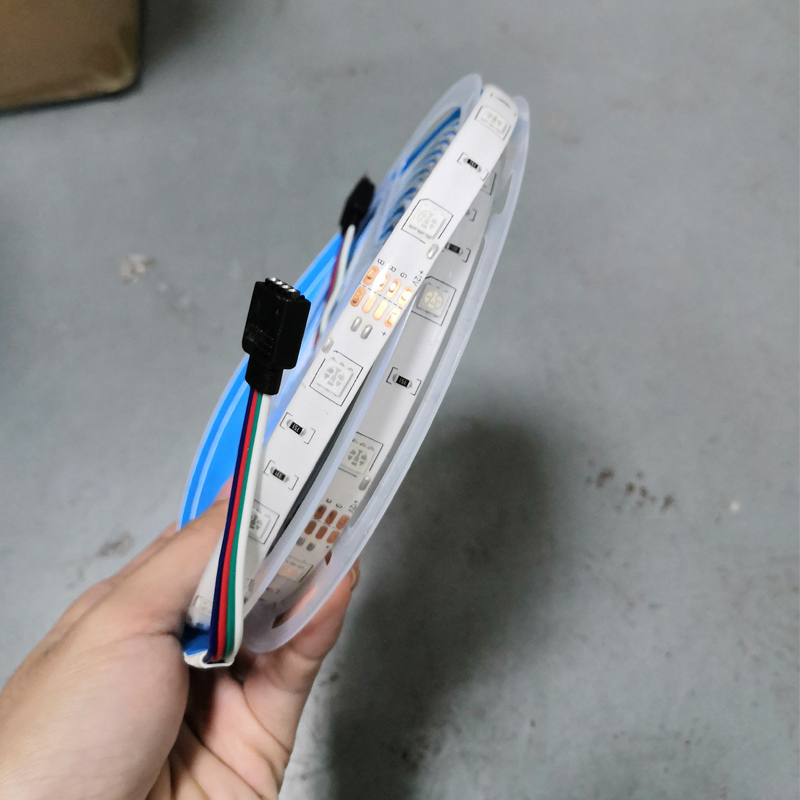 RGB 5050 60LEDs/m High Brightness Flexible LED Light Strip 5 Meter Rope Light DC12V Daylight IP65 Plastic Remote Control CE · image 2