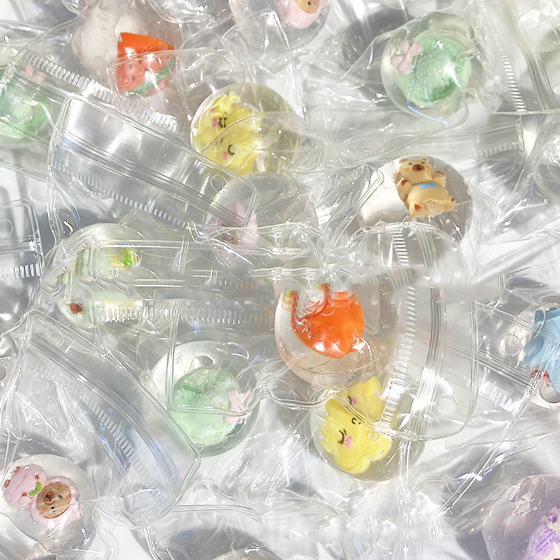 20736-2ซม. ตุ๊กตาแป้งโดว์ รูปเกี๊ยว [คละสี]