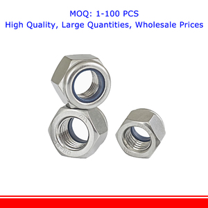 <span class=keywords><strong>Din982</strong></span> 316 thép không gỉ dày <span class=keywords><strong>Nylon</strong></span> khóa <span class=keywords><strong>Nut</strong></span> M4 M5 M6 M8 M10 M12 M14 M16 M18 M20 M22 M24 <span class=keywords><strong>Nylon</strong></span> chèn tự khóa hạt - Product Image 3