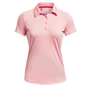 Camiseta Polo Rosa Claro para Mujer, Algodón Suave, Cómoda, Manga Corta, Informal, Transpirable, Cuello Clásico, para Uso Diario - Product Image 1