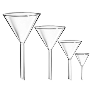 Entonnoir en verre 50 mm en borosilicate 3.3 de qualité laboratoire pour transfert de produits chimiques - Product Image 6