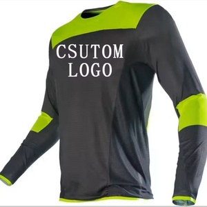 ชุดแข่งหนังระบายอากาศแขนยาวสำหรับรถจักรยานยนต์บนถนนจักรยานเสือภูเขาแห้งเร็วลดความเร็วในการขับขี่ชุดกีฬาปั่นจักรยาน - Product Image 4