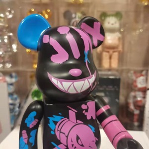 Bearbrick thân thiện với môi nhựa gấu khối xây dựng hợp thời trang Internet người nổi tiếng 'gấu jinx' <span class=keywords><strong>l</strong></span>ấy cảm hứng từ máy tính để bàn trang trí nội thất doanh - Product Image 4