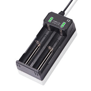 デュアルスロットUSB-C急速充電LEDディスプレイバッテリー充電器<span class=keywords><strong>1.2V</strong></span>カメラ用電源DCポートテーブル4バッテリー充電器US AA - Product Image 1