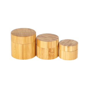 Juego de Cajas de Almacenamiento de Cosméticos de Bambú Ecológicas, las Más Vendidas en Indonesia, Contenedores de Madera Natural Hechos a Mano con Corte Láser para Maquillaje y Belleza - Product Image 1