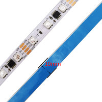 Bande lumineuse LED RGBIC WS2811 SMD 5050 12V 24V adressable, ruban de pixels de couleur de rêve, 60 LED/m, 5m 10m pour la décoration de la maison