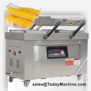Machine à sceller sous vide agricole à double chambre Machines à emballer sous vide la viande industrielle alimentaire Sous Vide Emballage Viande Vacio - Product Image 2