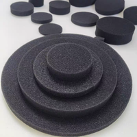 Éponge en mousse de silicone de haute qualité, forme cylindrique personnalisée, résistante à la chaleur, pour personnalisation