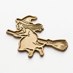 Matrice de gaufrage personnalisée pour Halloween en cuivre, laiton, fer, pour bois, cuir, papier, pain et peau, avec fonction de chauffage, pour marque personnalisée - Product Image 1