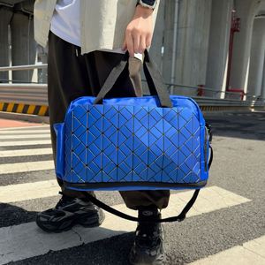 Fashion Geometric Pattern Travel Bags Outdoor Sports Fitness <b>Storage</b> Bags Waterproof Luggage Bag for Unisex - Product Image 2