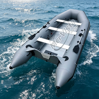 Bateau pneumatique à fond en V profond RIB500, très vendu, en Hypalon PVC, pour la pêche et les loisirs en famille