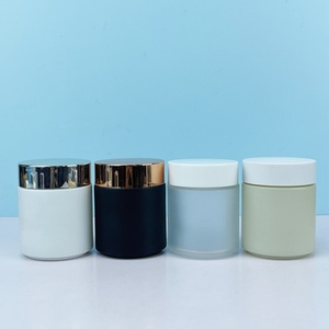 Luxury Face Cream <b>Jar</b> Wide Mouth Matte Color 200g Vitamin Sport Nutrition Supplements 200ml <b>Empty</b> Glass <b>Jar</b> With Lid - Product Image 5