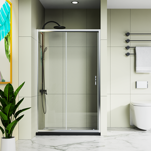 מארז מקלחת גלגלים פליז גדול עם בר מגבת נירוסטה והחלקה חלקה - Product Image 3