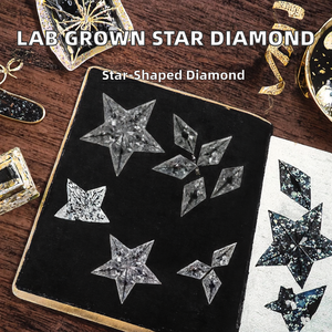 Diamantes Rising Star de 0.2-1CT, Corte Excelente, Color D, Claridad VS, Cultivados en Laboratorio, Certificados por IGI, HPHT CVD, Venta al Por Mayor de Fábrica - Product Image 2