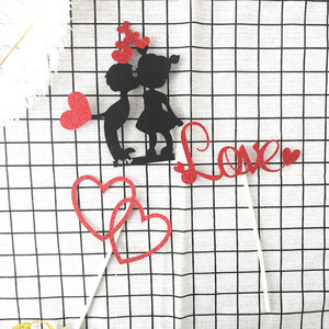 Honey And Sweetness Valentine's Day <b>Cake</b> Topper Acrylic Love Heart Decorations For <b>Cake</b> <b>Decorating</b> <b>Supplies</b> - Product Image 4