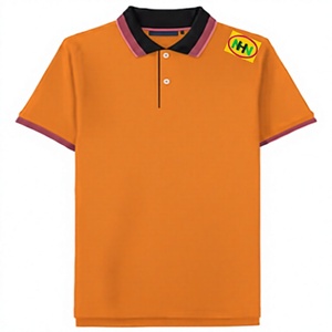 T-shirt formel homme en polyester/coton, personnalisable, respirant, écologique, couleur unie, manches courtes, coupe ajustée, compressé - Product Image 1