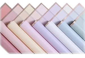 Bán Buôn Vàng Cạnh Hoa Gói Mô Giấy Biểu Tượng Tùy Chỉnh Không Thấm Nước Món Quà Gói Mô Giấy - Product Image 3