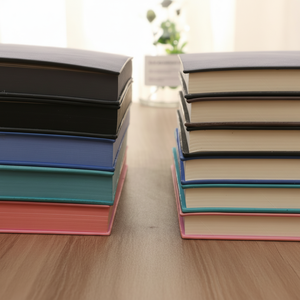 A4โน้ตบุ๊คหนัง PU แบบหลวมกระดุมโลหะแบบแม่เหล็กล็อกไดอารี่สำหรับนักเรียน - Product Image 1